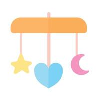 baby mobile hanging vector