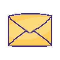 envelope pixel art vector