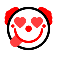 Cute Clown Emoticon png