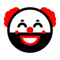 emoticon de palhaço fofo png