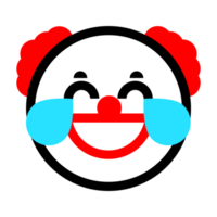 süßes Clown-Emoticon png