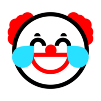 lindo emoticono de payaso png