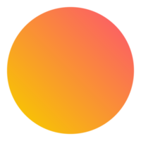 Shiny Gradient Circle png