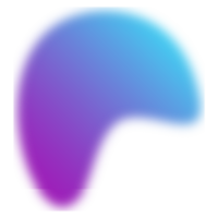 Blurred Gradient Blob Shape png