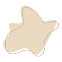 forma orgânica boho blob png