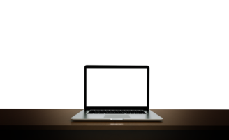 Modern laptop  isolated on transparent background. png