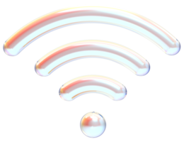 Wifi icon isolated on transparent background. png