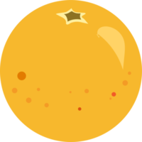 ícone de tangerina fresca png