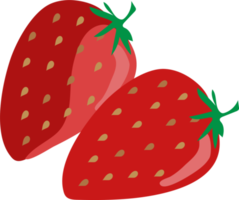 Symbol für frische Erdbeeren png