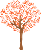 icône d'arbre d'automne png