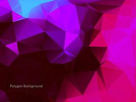 Modern geometric triangle polygon background vector