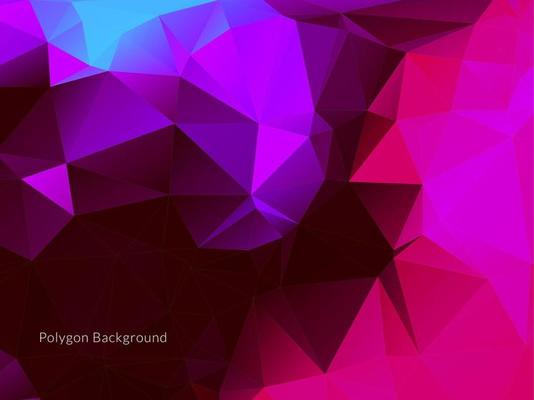 Modern geometric triangle polygon background