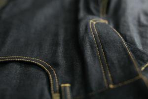 Selvedge denim jeans closeups photo