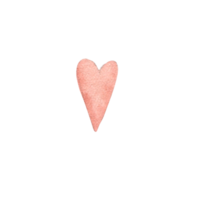 petit coeur pastel aquarelle png