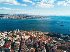 Aerial view of Istanbul photo