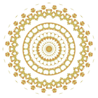 Mandala circle ornament png