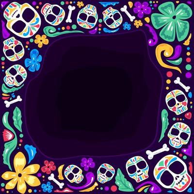 Calavera Sugar Skull Background