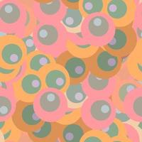 Modern striped fantasy messy geometric shapes seamless pattern. Infinity abstract card, layout. Creative background with geo shapes. Textile, fabric, wrapping paper. vector