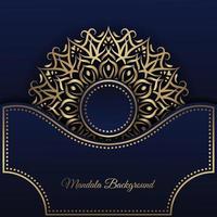 golden mandala  vintage ornament  background luxury vector