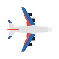 icono de transporte de avión vector