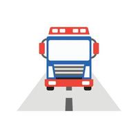 icono de transporte de camiones vector