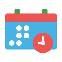 Calendar Icon - Online Learning vector