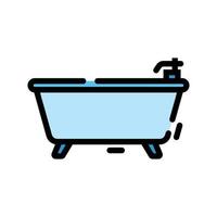 Bathtub Vector Icon