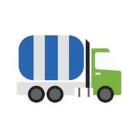 icono de transporte de camiones vector