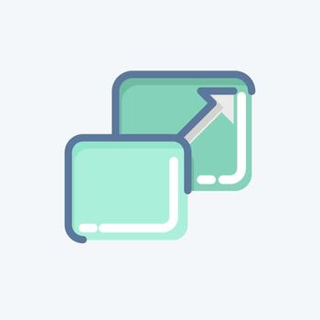 escala de iconos relacionado con el símbolo de herramientas de diseño gráfico. estilo garabato. diseño simple editable. ilustración sencilla. iconos vectoriales simples vector