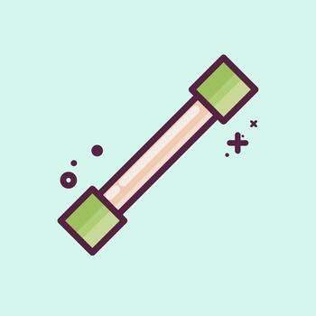 Icon Draw Line. related to Graphic Design Tools symbol. MBE style. simple design editable. simple illustration. simple vector icons