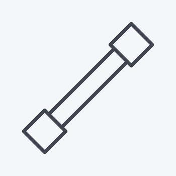 Icon Draw Line. related to Graphic Design Tools symbol. line style. simple design editable. simple illustration. simple vector icons