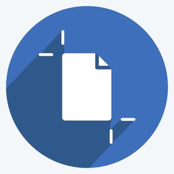 Icon Artboard. related to Graphic Design Tools symbol. long shadow style. simple design editable. simple illustration. simple vector icons