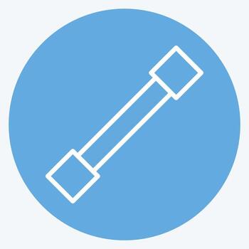 Icon Draw Line. related to Graphic Design Tools symbol. blue eyes style. simple design editable. simple illustration. simple vector icons