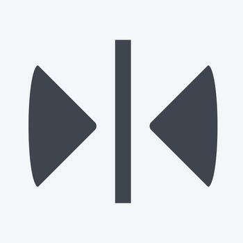 Icon Reflect. related to Graphic Design Tools symbol. glyph style. simple design editable. simple illustration. simple vector icons