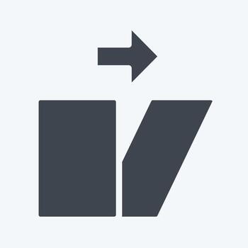 Icon Distortion. related to Graphic Design Tools symbol. glyph style. simple design editable. simple illustration. simple vector icons