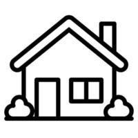 residential line icon vector , home