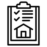 plan line icon vector , home