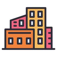 building line icon vector , home