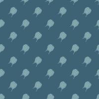 Seamless fish pattern. Colored seamless doodle pattern with fish icons vector