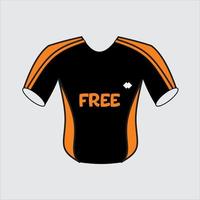 Free T-Shirt Simple Design vector