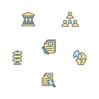 compliance icons set . compliance pack symbol vector elements for infographic web