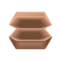 brown eco package vector