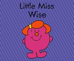 little miss wise vector illustration graphic design