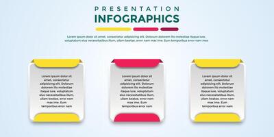 plantilla infográfica de presentación editable vector