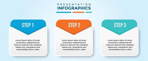 plantilla infográfica de presentación editable vector