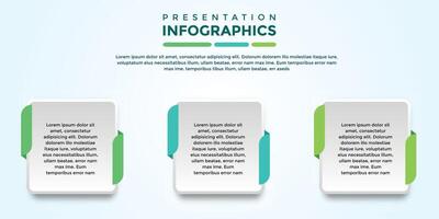 editable presentation infographic template vector