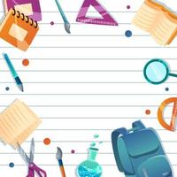 Back to School Background vector