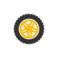 Tyre company or tyre shop vector logo design.