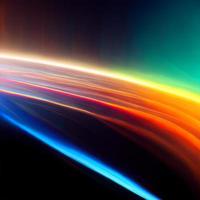 Abstract fractal light gradient multicolored photo