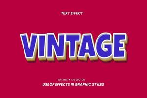 Effect Text Stickers with 3D Letters. vector